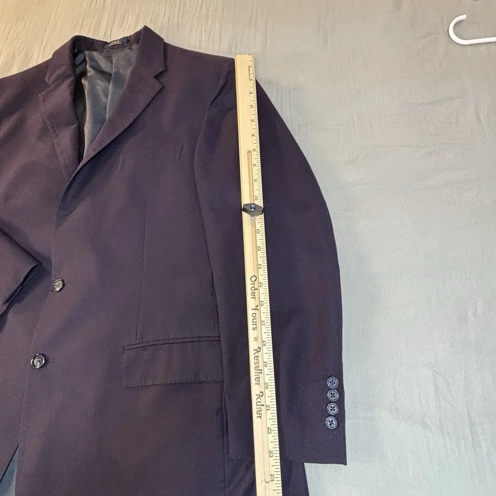 Polo Ralph Lauren Blazer Men's 46r Blue Wool